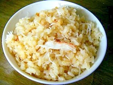 蟹すきに飽きたら、簡単!美味しい!濃厚蟹飯!